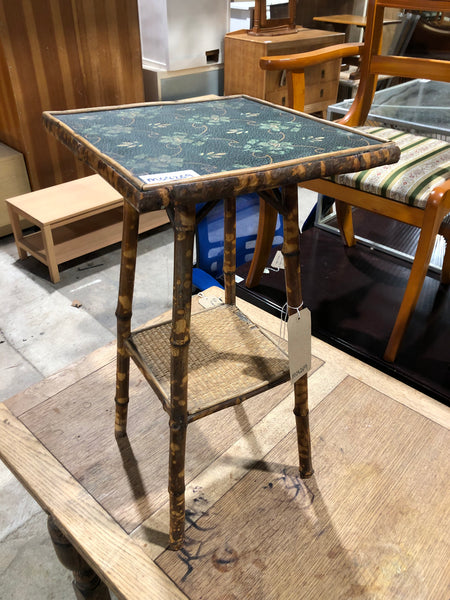 Vintage Tiger Bamboo Side Table