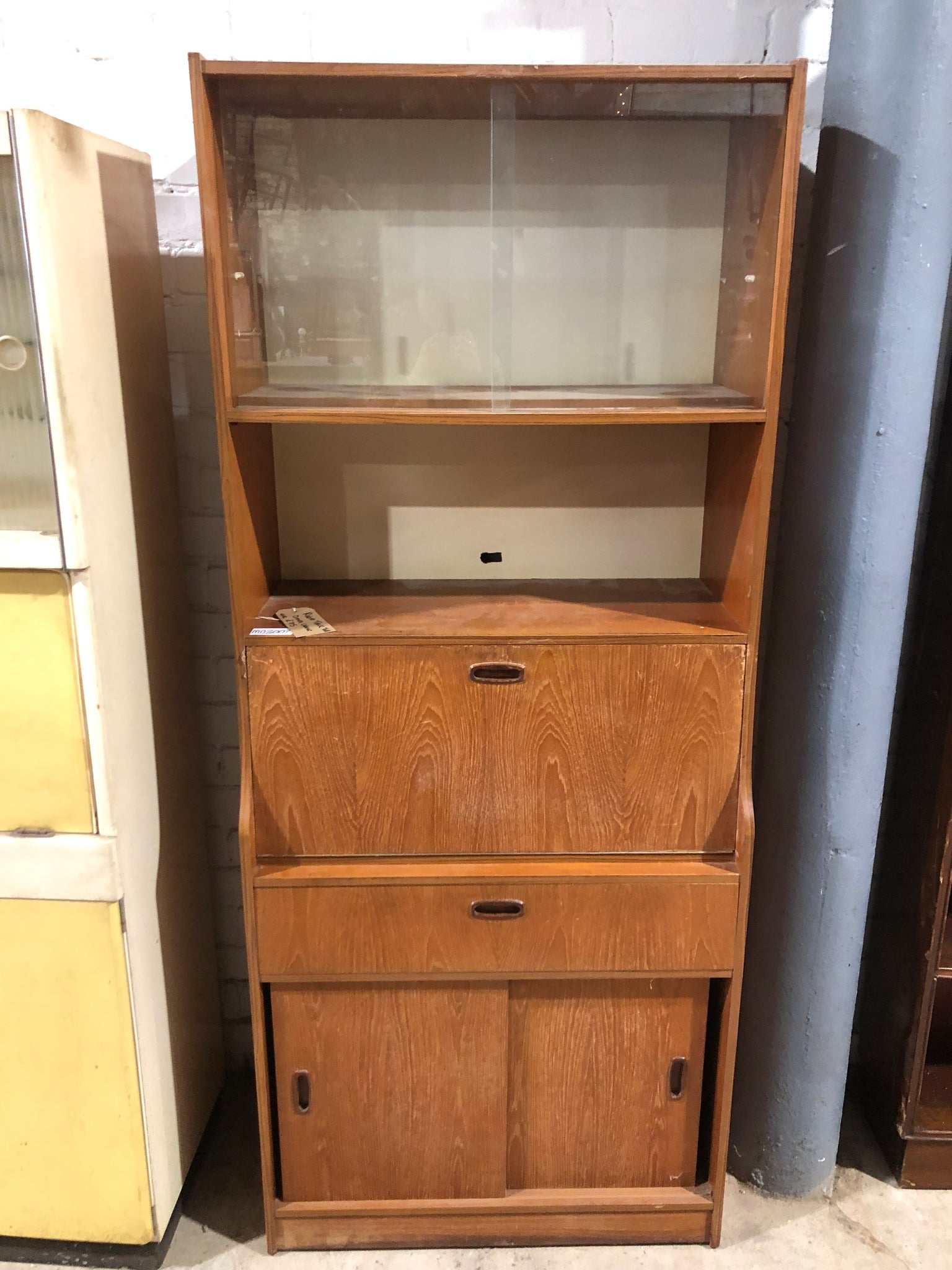 Retro Teak Tall Drinks Cabinet - GHC