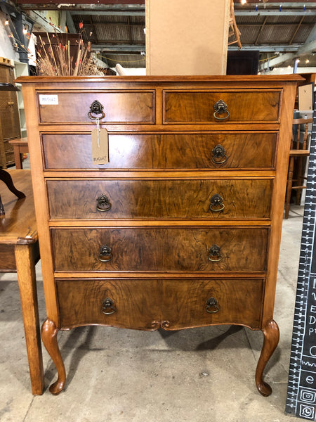 GHC - Mahogany & Walnut Chest on Stand