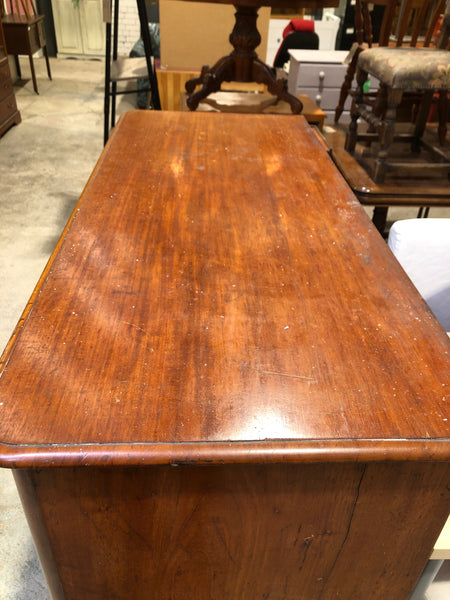 Flamed Mahogany 2 over 3 Chest of Drawers