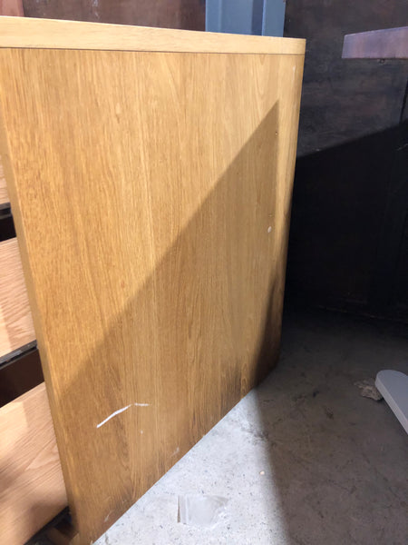 GHC- Pale Veneer desk with 3 Drawers