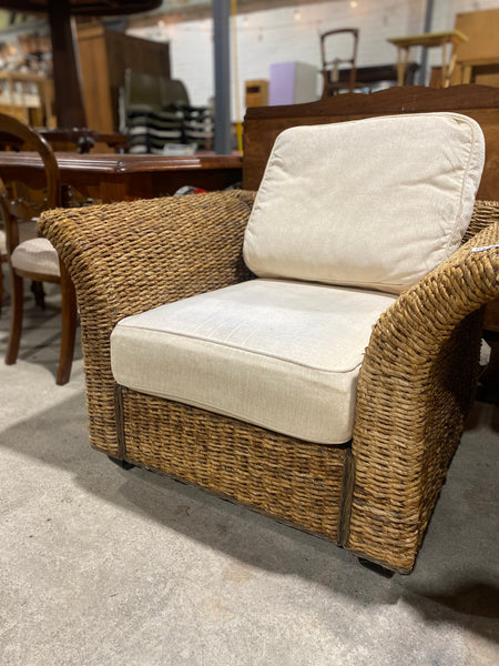 Pair of Wicker Armchairs