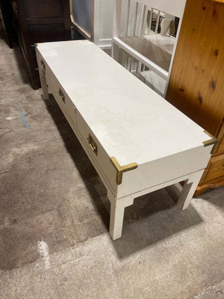 Cream Low Entertainment Unit