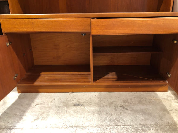 Mid Century McIntosh Teak Display Cabinet