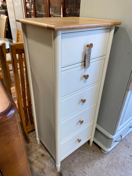 Ercol slim Tallboy chest of drawers
