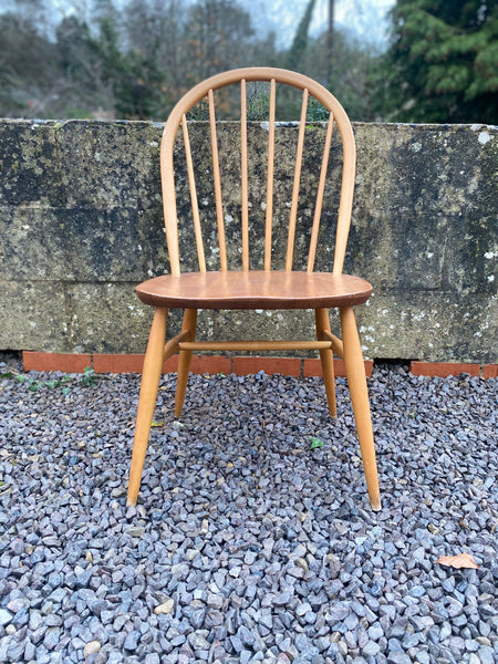 Blonde Ercol 370a Windsor Dining Chair
