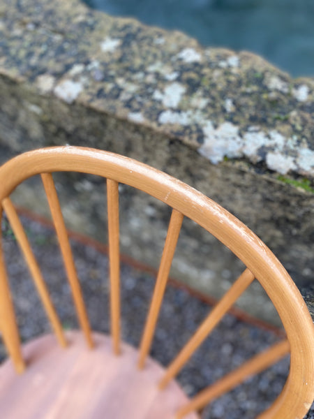 Blonde Ercol 370a Windsor Dining Chair