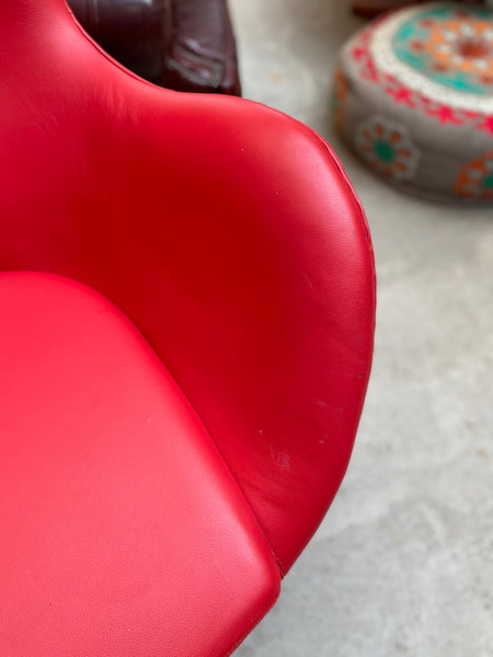 Arne Jacobsen Style Egg Chair And Footstool