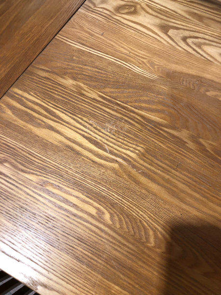 Oak Veneer Dining Table & 6 Chairs - REF