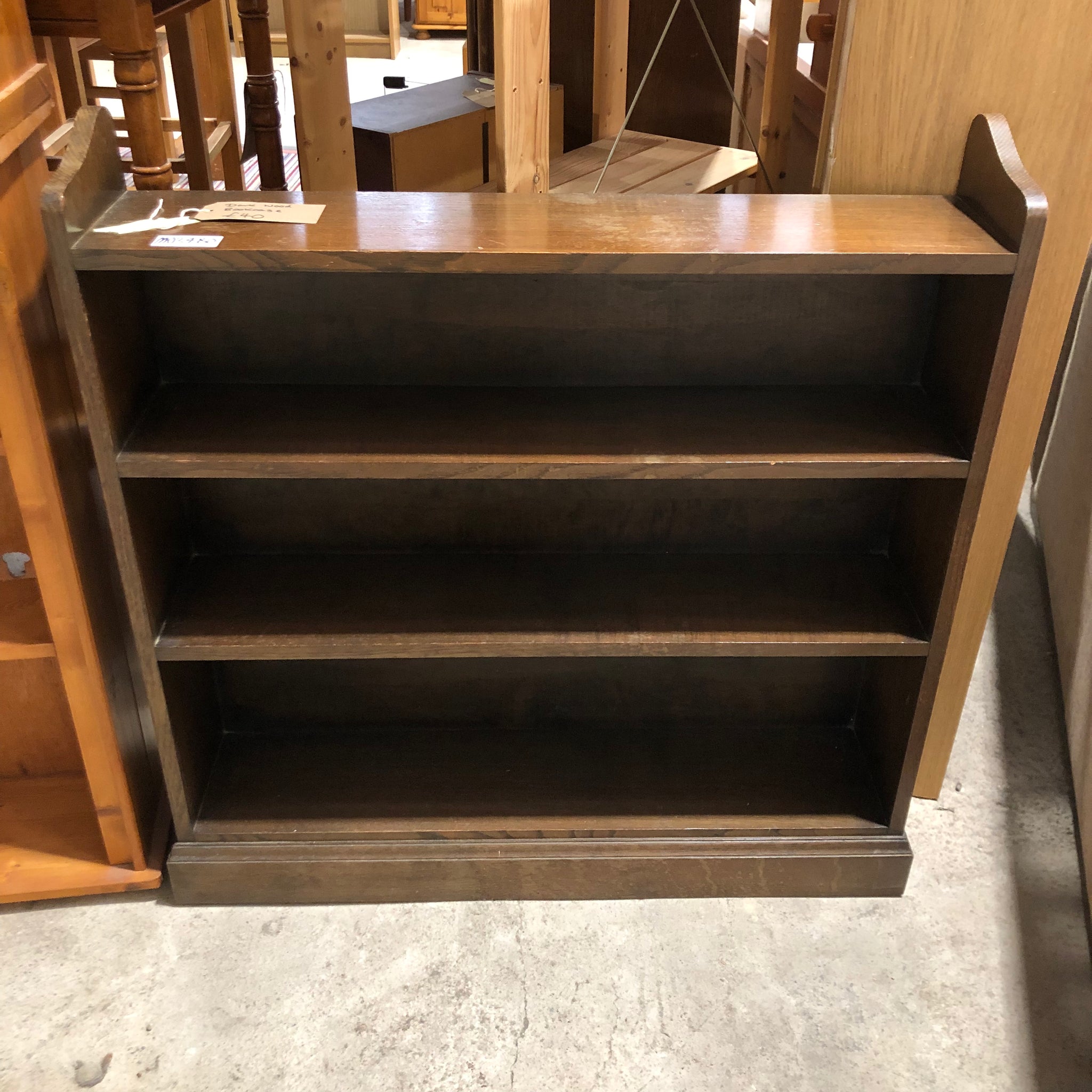 Dark Wood Bookshelf