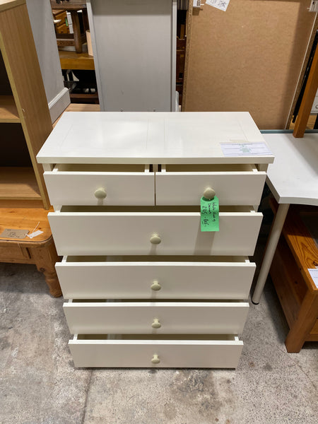 White chest of drawers - REF -