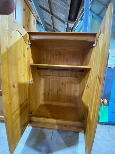 Compact Pine wardrobe
