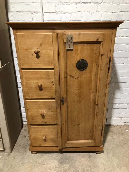 Rustic Pine Larder Cupboard
