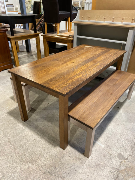 IKEA Dining Table and Two Benches
