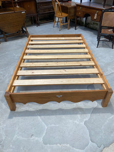 Pine Small Double Bed Base
