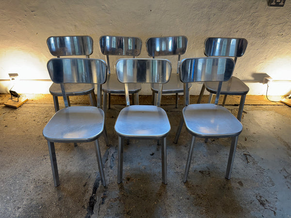 Set of Seven Déjà Vu Aluminium Chairs by Naoto Fukasawa for Magis