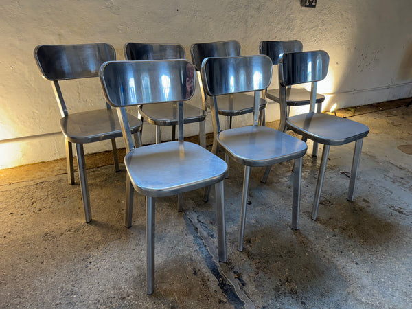 Set of Seven Déjà Vu Aluminium Chairs by Naoto Fukasawa for Magis
