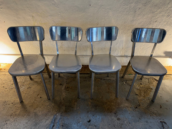 Set of Seven Déjà Vu Aluminium Chairs by Naoto Fukasawa for Magis