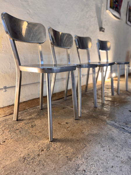 Set of Seven Déjà Vu Aluminium Chairs by Naoto Fukasawa for Magis
