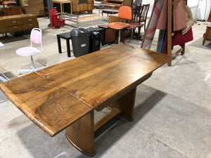 Wooden extending table