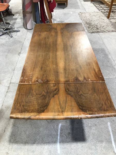 Wooden extending table