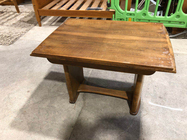 Wooden extending table