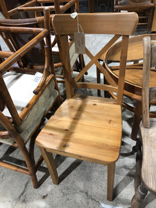 Wooden dining chair
