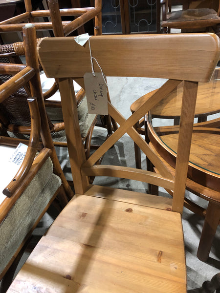 Wooden dining chair