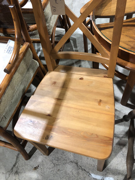 Wooden dining chair