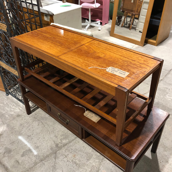 Teak Slatted Coffee Table