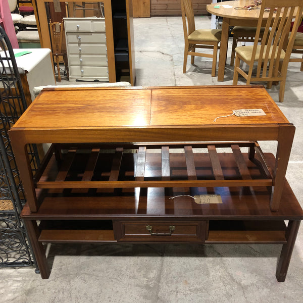 Teak Slatted Coffee Table
