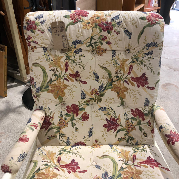 Floral Armchair