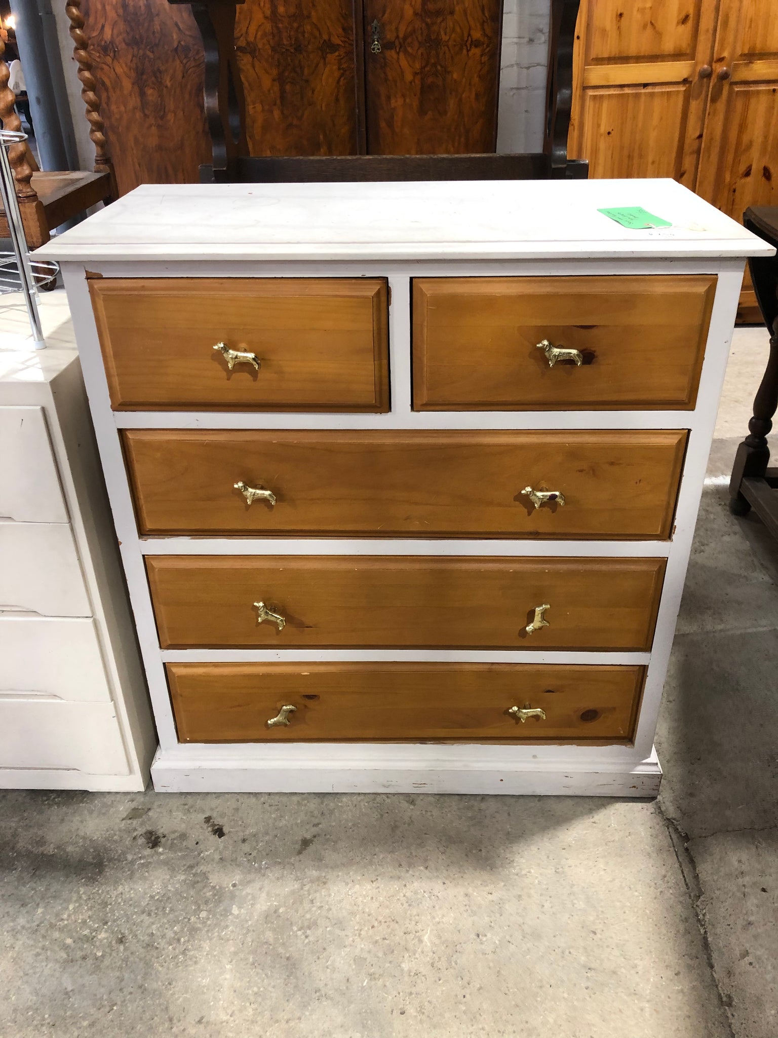 Solid Wood Chest of Drawers - REF