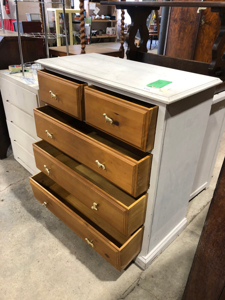 Solid Wood Chest of Drawers - REF