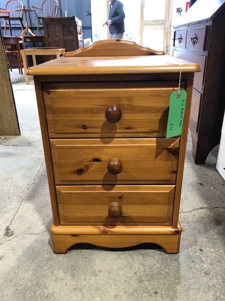 Pine Bedside Table - REF