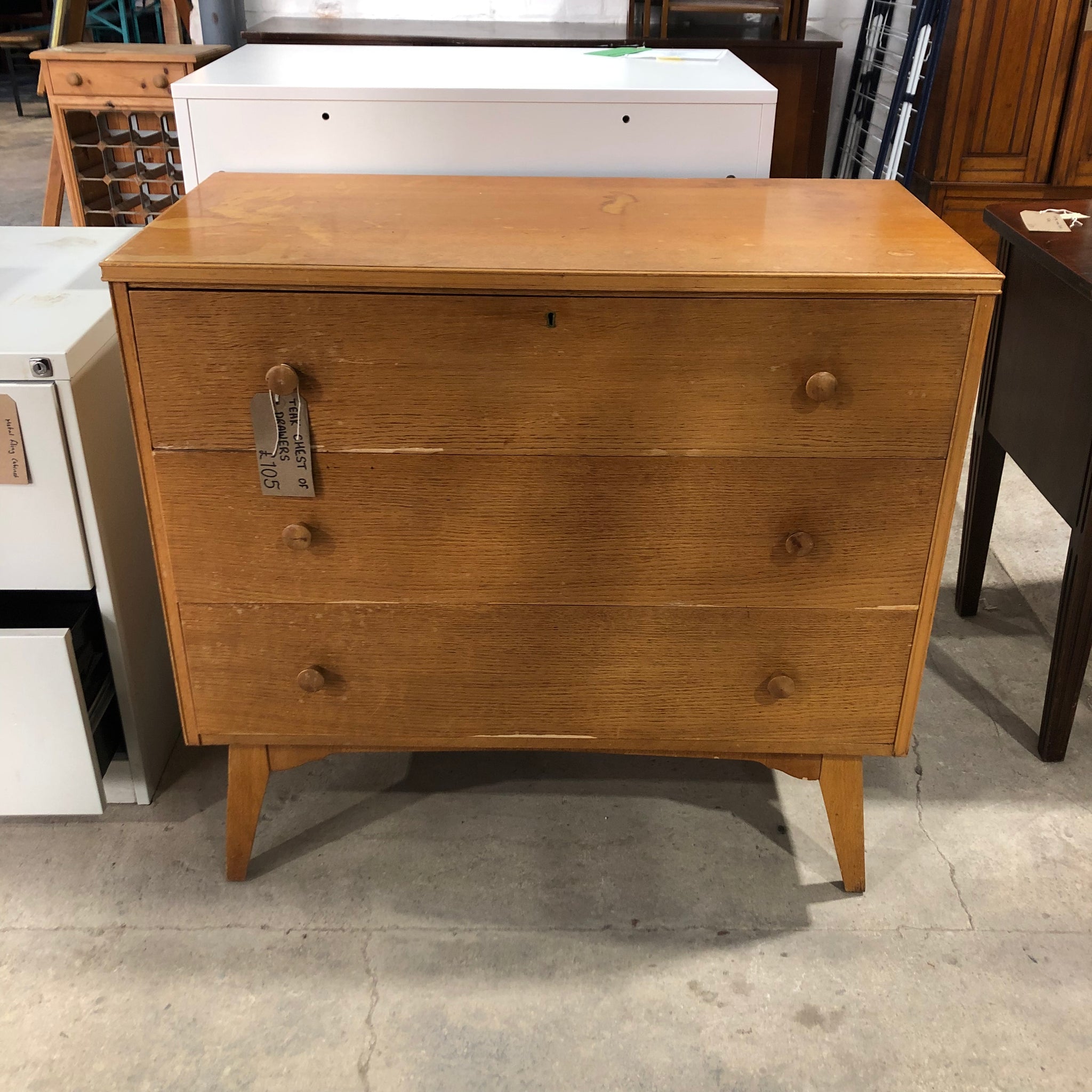 Teak Chest Of Drawers