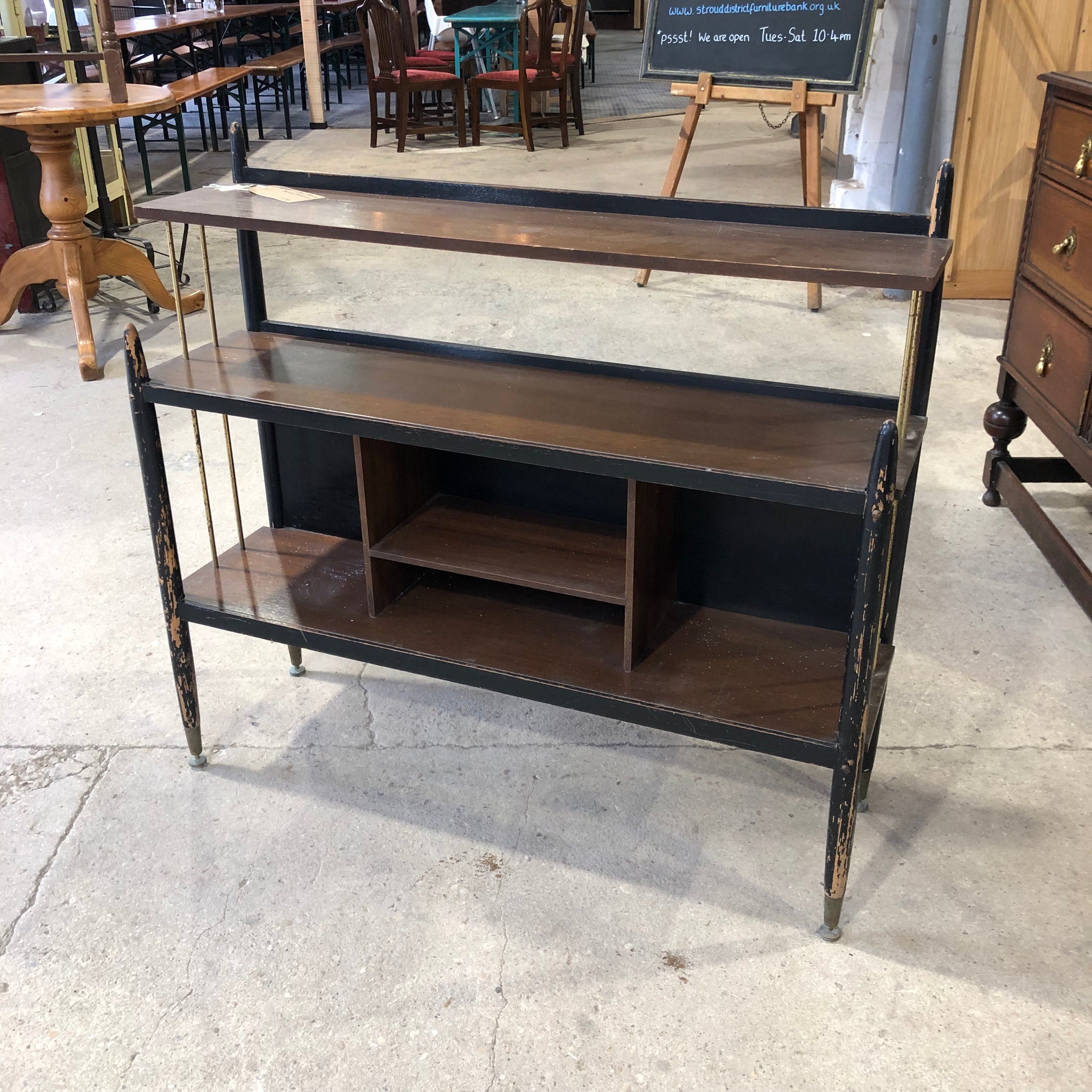 GHC - G Plan E Gomme Ebonised Bookcase