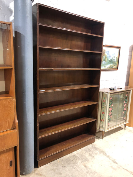 Large Stained Oak Bookshelf - GHC