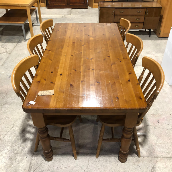 Dining Table and Six Chairs