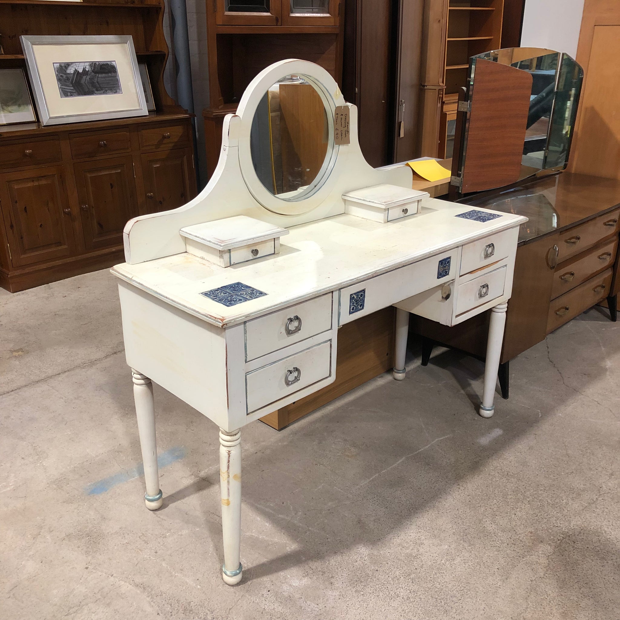 Cream Dressing Table