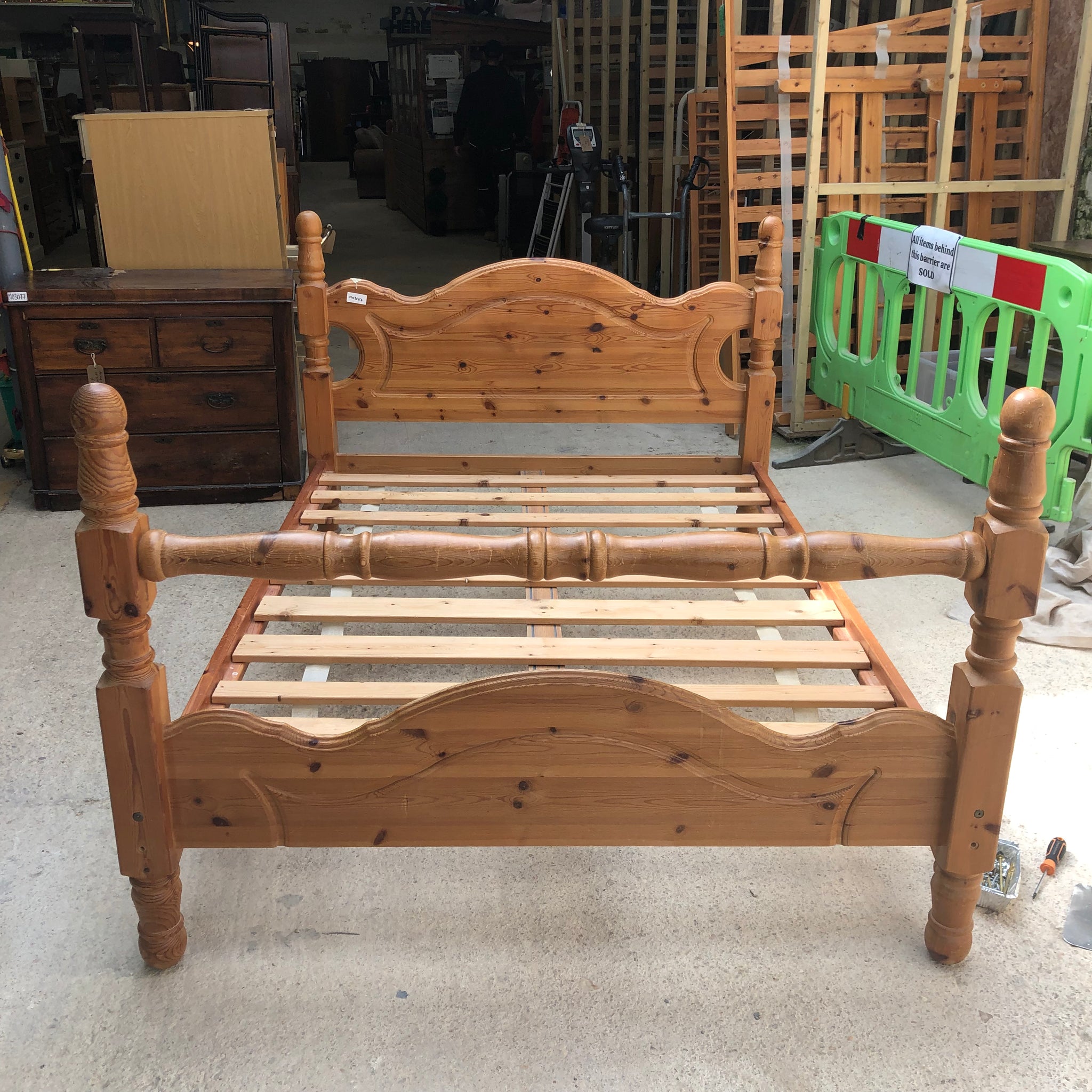 Solid Pine Double Bed