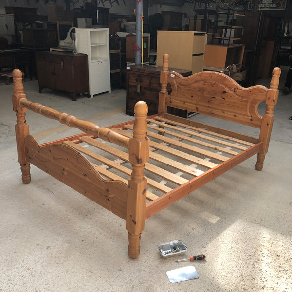 Solid Pine Double Bed