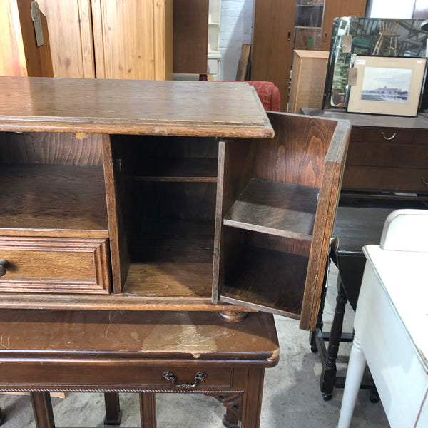 Stained Oak TV Unit