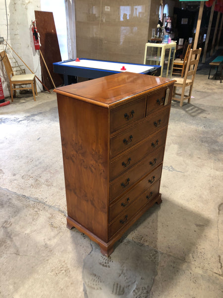 Veneer Tallboy Chest of Drawers