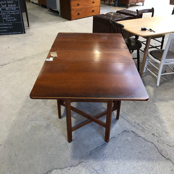Mid Century Teak Drop Leaf Dining Table