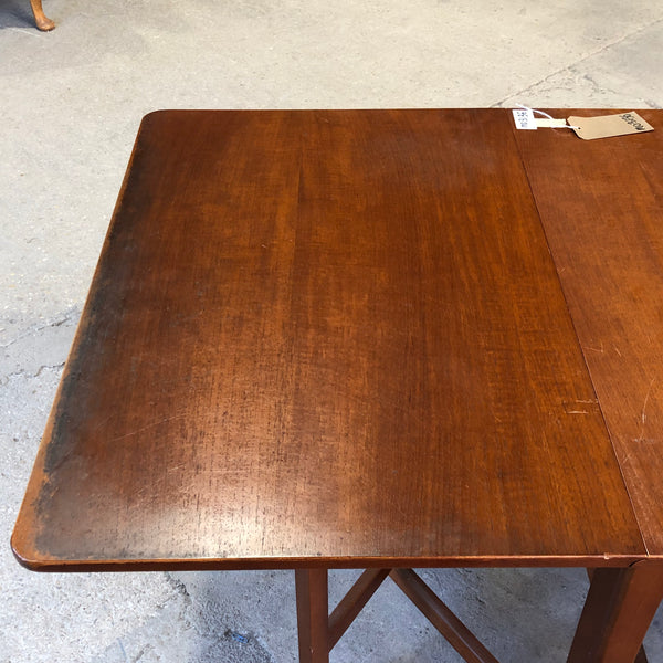 Mid Century Teak Drop Leaf Dining Table