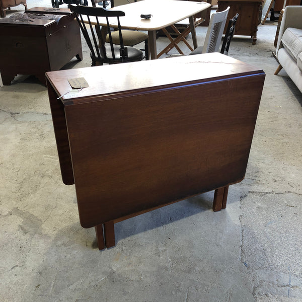 Mid Century Teak Drop Leaf Dining Table