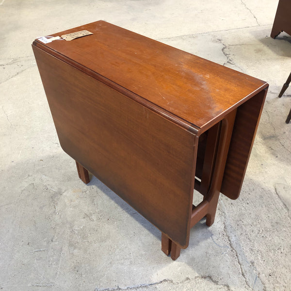 Mid Century Teak Drop Leaf Dining Table