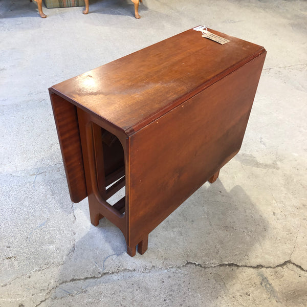 Mid Century Teak Drop Leaf Dining Table