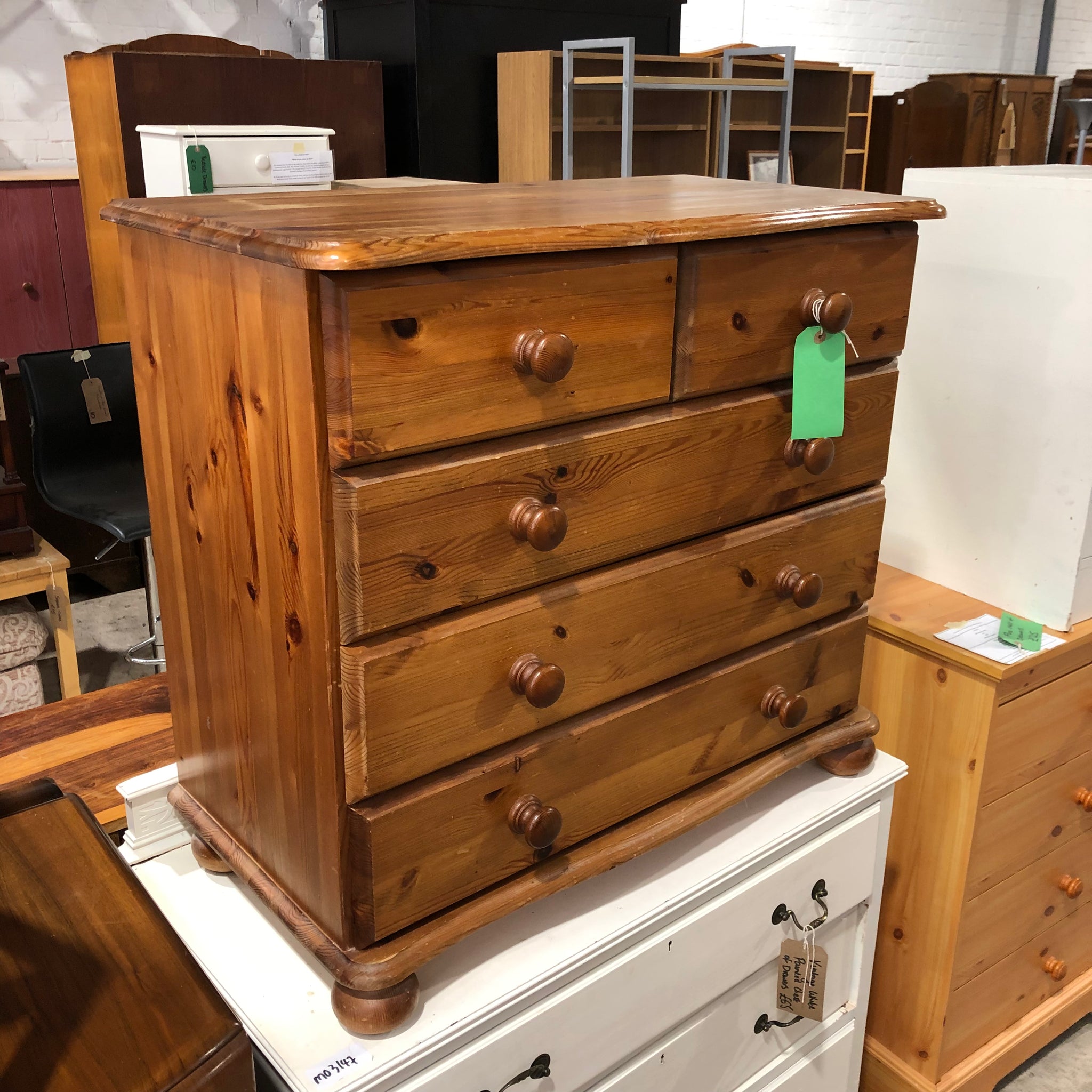 Pine Chest of Drawers - Ref